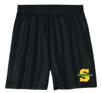YST5100 Youth Unisex - Mesh 5” Shorts - Black